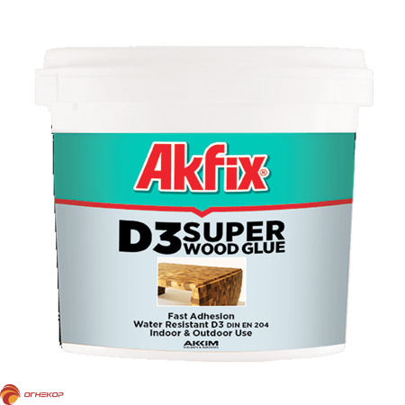 картинка Клей ПВА, Akfix D3 от магазина Огнекор